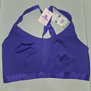 NWT b.tempt'd b.active Sport Crop size Large in BEL AIR BLUE Retail $35